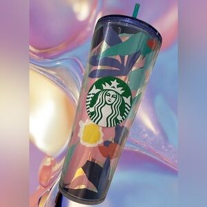 Starbucks Mother’s Day/Summer 2021 Collection Floral Iridescent 24oz Tumbler